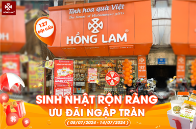 Tuần vàng sinh nhật Hồng Lam 127 Đội Cấn - Nhận ngay quà tặng hấp dẫn